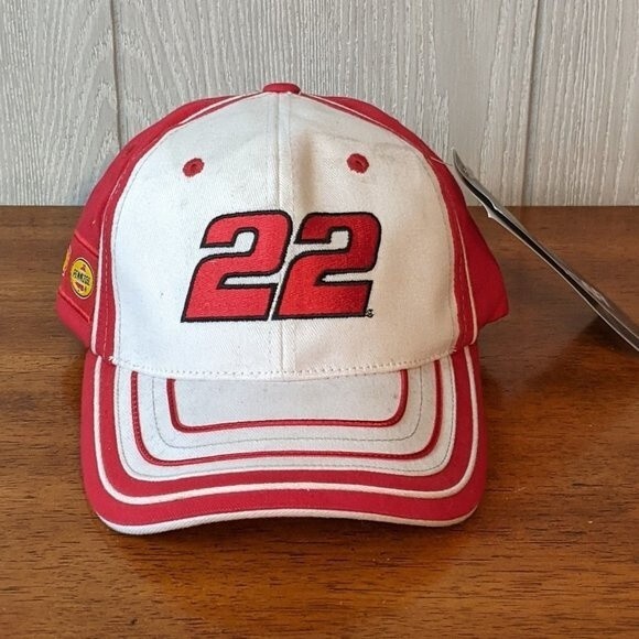 Nascar Pennzoil #22 Hook Loop Hat NWT - Picture 1 of 8